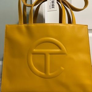 Mustard Telfar Tote -Medium Brand New!